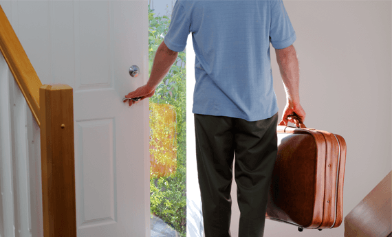 Tenant ending a tenancy agreement early and walking out.